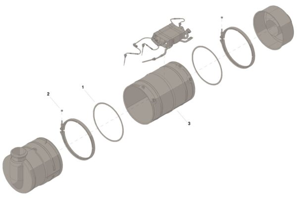 Cummins Kit, particulate Filter