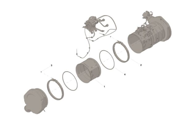 Cummins Kit, particulate Filter